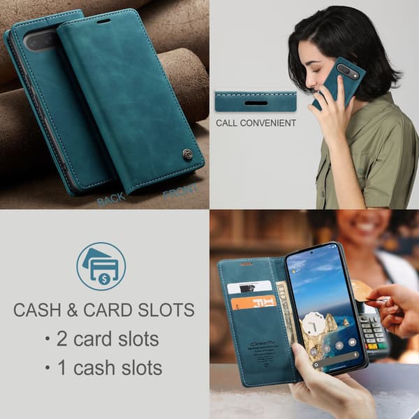 CASEME For Google Pixel 10 Pro / Pixel 10 Etui med Stativ Green