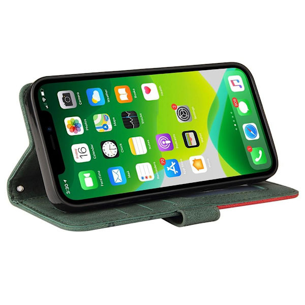 KT Plånboksfodral till iPhone 15 - Grön Grön