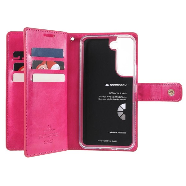 Samsung Galaxy S22+ MERCURY GOOSPERY Mansoor Lompakkokotelo - Va Pink