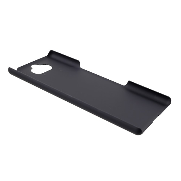Rubberized Hard Plastic Suojakuori - Sony Xperia 10 Plus - Musta Black