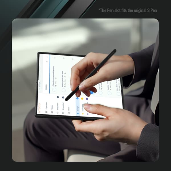 NILLKIN Flex Pure Fold Kuori Samsung Galaxy Z Fold6 5G Black