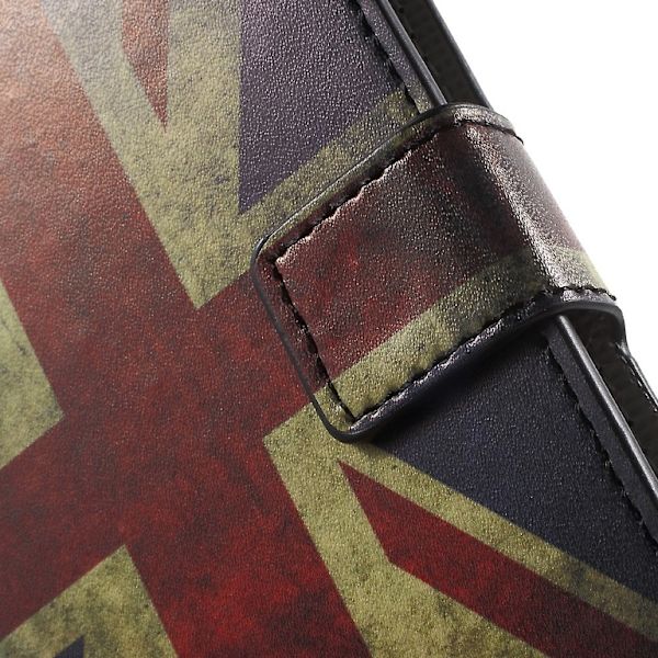 OnePlus X Plånboksfodral Retro UK Flag Black