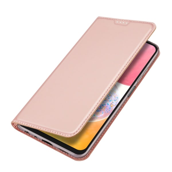 DUX DUCIS Skin Pro Series Etui med kortspor for Samsung Galaxy A15 Pink gold