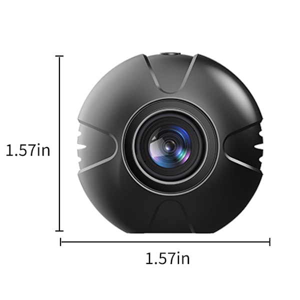 X3 30W Mini DV trådlös infraröd Night Vision Säkerhet Inomhus HD WiFi-kamera Svart