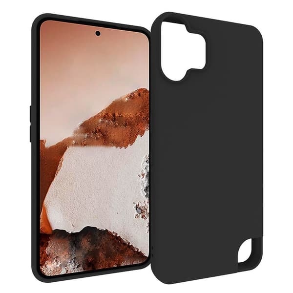 Til Nothing CMF Phone 2 Pro) Etui Mat Finish Blødt TPU Cover Black