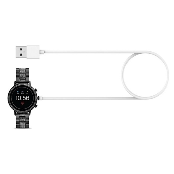 Fossil Gen 4 / Gen 5 / Gen 6 USB Laddningskabel docka Vit f9b3 Vit