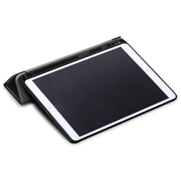 Trifoldet Stand Tablet-Taske til Apple iPad 10.2 2019/2020 /2021 - Sort Black