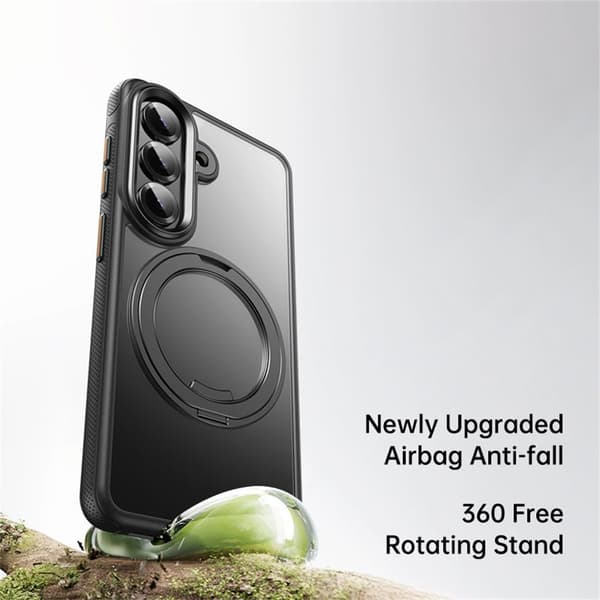 Magnetisk mobildeksel med kickstand for Samsung Galaxy S26 Black