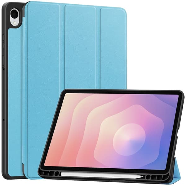 Trifoldet stativ Smart Taske til Samsung Galaxy Tab S11 Light blue