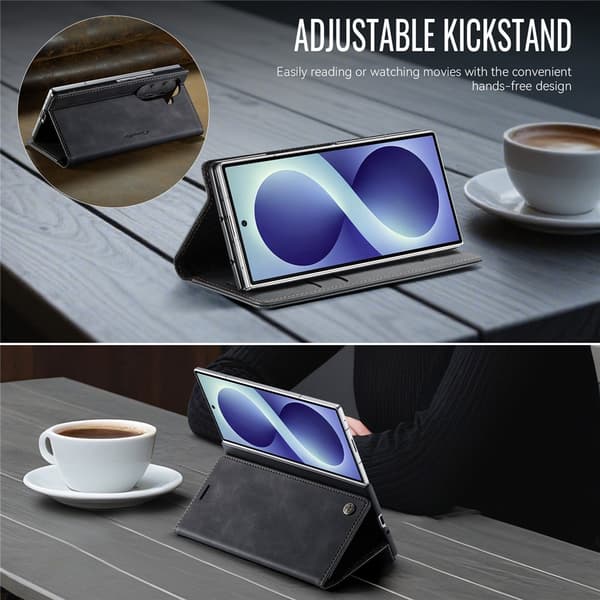 CASEME Telefonlommebokdeksel til Samsung Galaxy Z Fold8 Ultra Black
