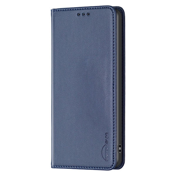 BINFEN COLOR Til Google Pixel 8a Etui PU Læder Telefoncover Dark blue