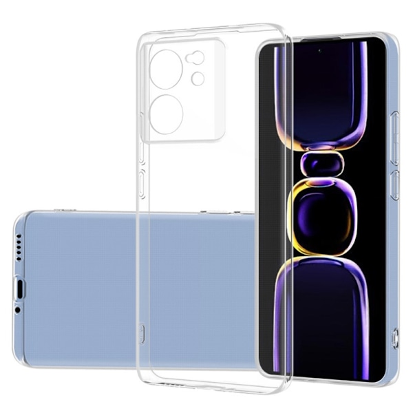 För Xiaomi 13T / 13T Pro Skal Fodral TPU Transparant Transparent