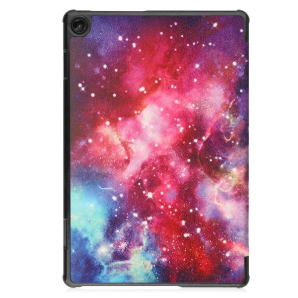 Til Lenovo Tab M10 (Gen 3) Trifoldet Stativbetræk - Nebula Multicolor