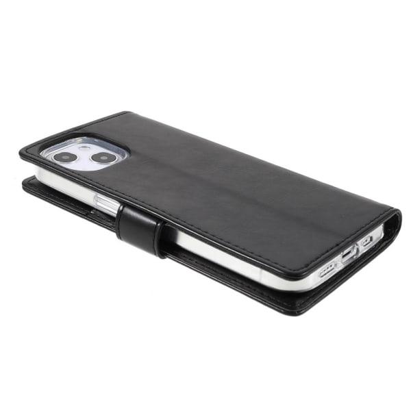 MERCURY GOOSPERY Blue Moon Wallet Case iPhone 13 Mini Sort Black