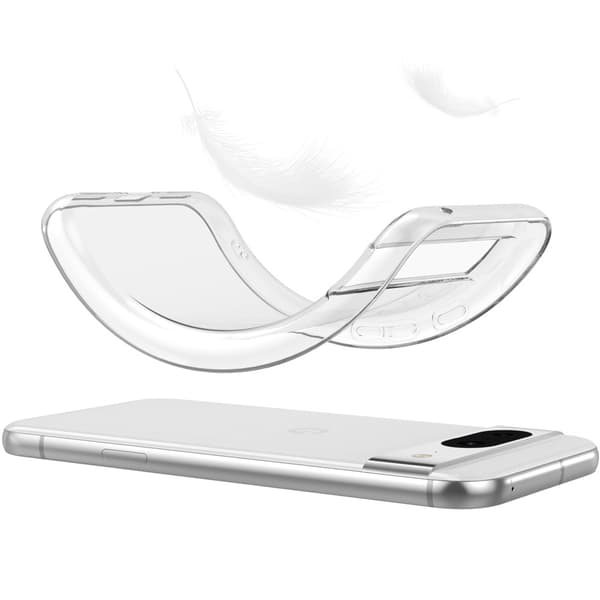 TPU Shell Case Google Pixel 8a Transparent