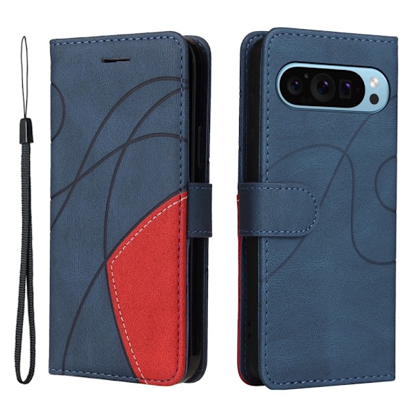 Til Google Pixel 9 / 9 Pro KT-serie-1 dobbeltfarve etui Blue