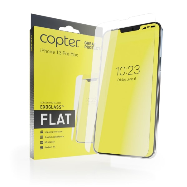 Copter Exoglass Flat till iPhone 13 Pro Max Transparent