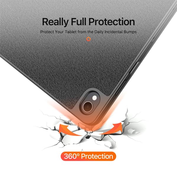 DUX DUCIS Tablettikotelo jalustalla Samsung Galaxy Tab S12+ puhelimelle Black