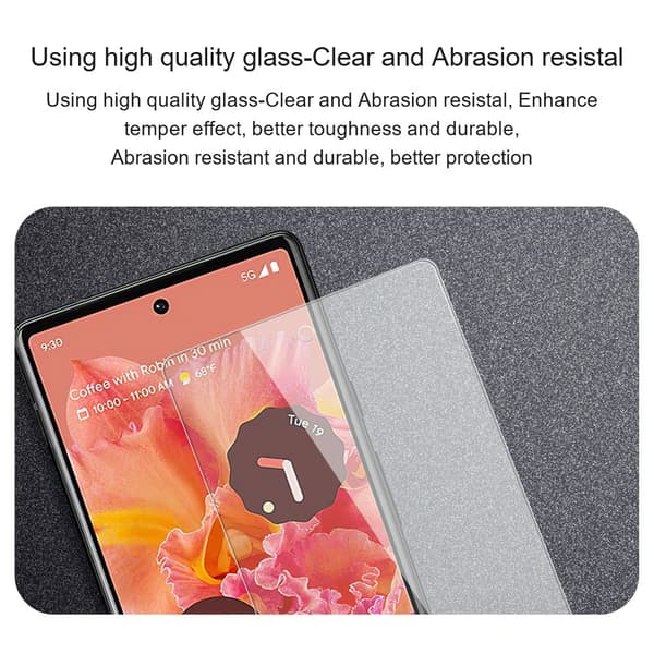 AMORUS Skjermbeskytter til Google Pixel 10a Transparent