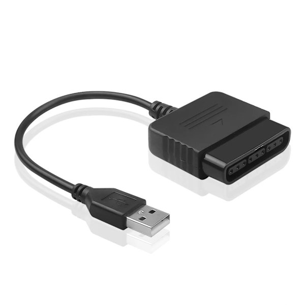 Sovitin Sony PS1 PS2 Peliohjaimet PS3 PC Converter Black