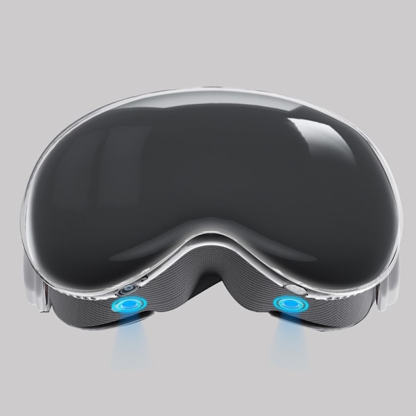 TPU-fodral för A Vision Pro Headset Skyddsfodral Transparent