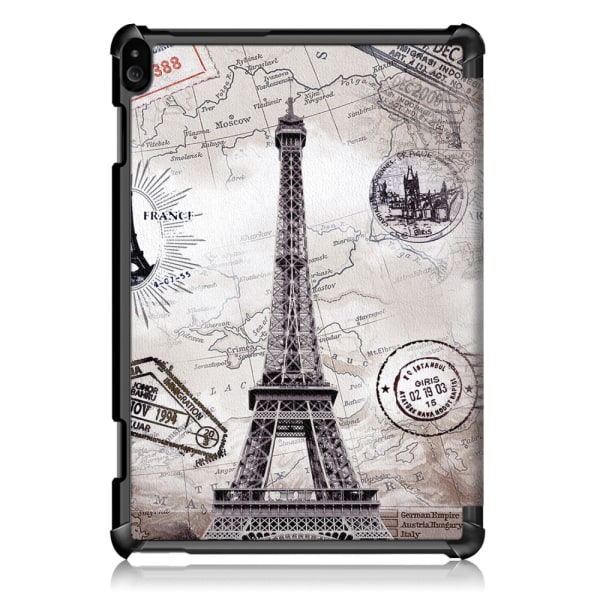 Tri-fold Fodral till Lenovo Tab P10 - Eiffel Tower multifärg