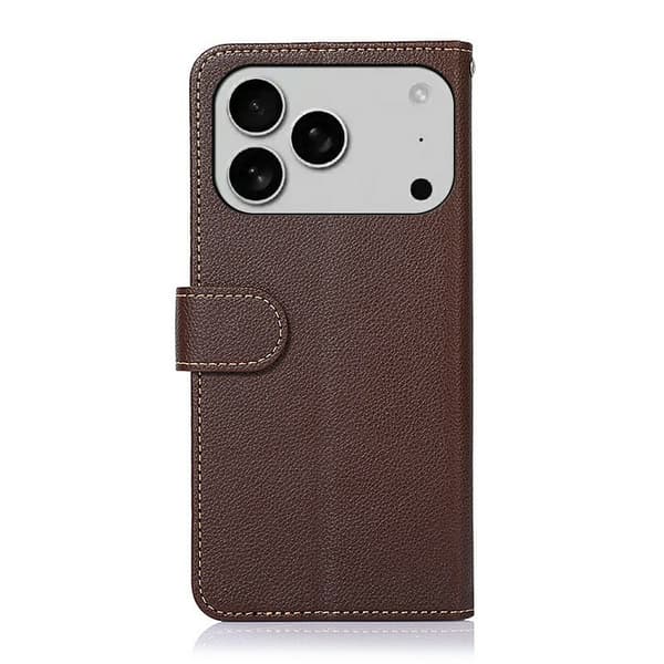 KHAZNEH Telefonpungcover til iPhone 18 Pro / 17 Pro Brown