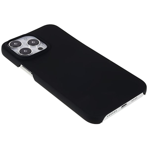 Rubberized Hard PC Case Protective Shell for iPhone 14 Pro Max - Black Black