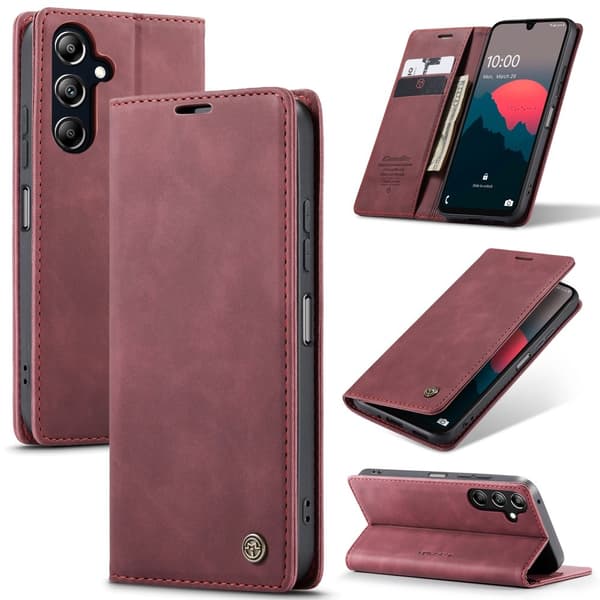 CASEME Retro Pung Taske til Samsung Galaxy A26 Red