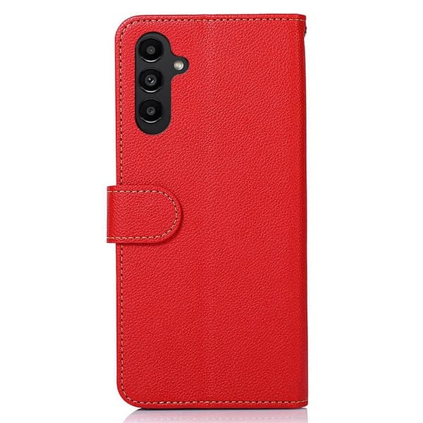 KHAZNEH Samsung Galaxy A14 Plånboksfodral - Röd/Svart Röd