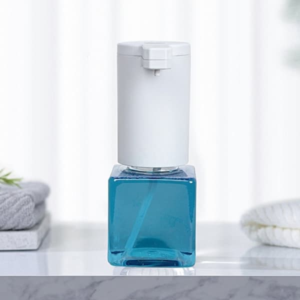 Automatisk sæbedispenser 260ml genopladelig berøringsfri skummende håndvask White