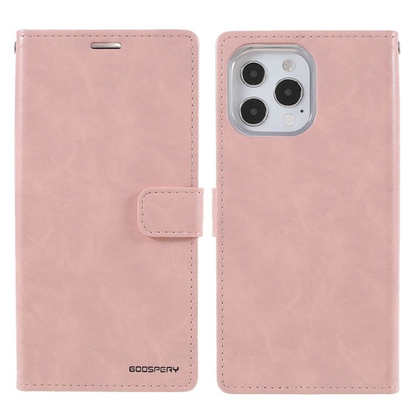 MERCURY GOOSPERY Blue Moon Wallet Case iPhone 13 Pro Pink Pink