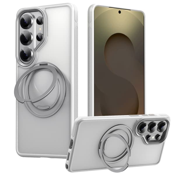 Til Samsung Galaxy S26 Ultra Magnetisk Mobilcover White