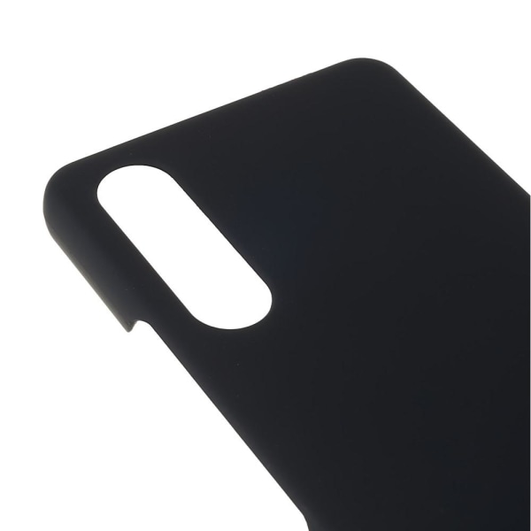 Gummibelagt hård plastik taske til Sony Xperia 10 IV - Sort Black