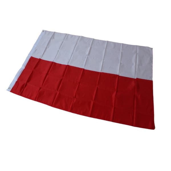 Polen Flagg 90x150 cm banner utendørs innendørs festdekorasjon Red