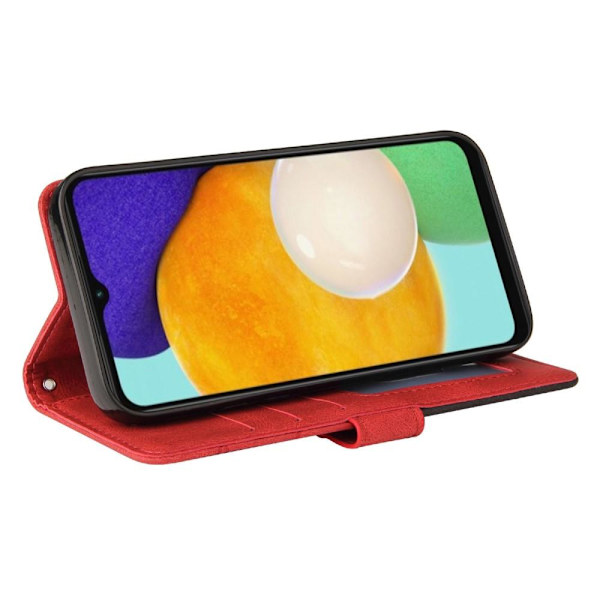 Til Samsung Galaxy A34 5G KT Series-1 Pung Telefontaske - Rød/Sort Red
