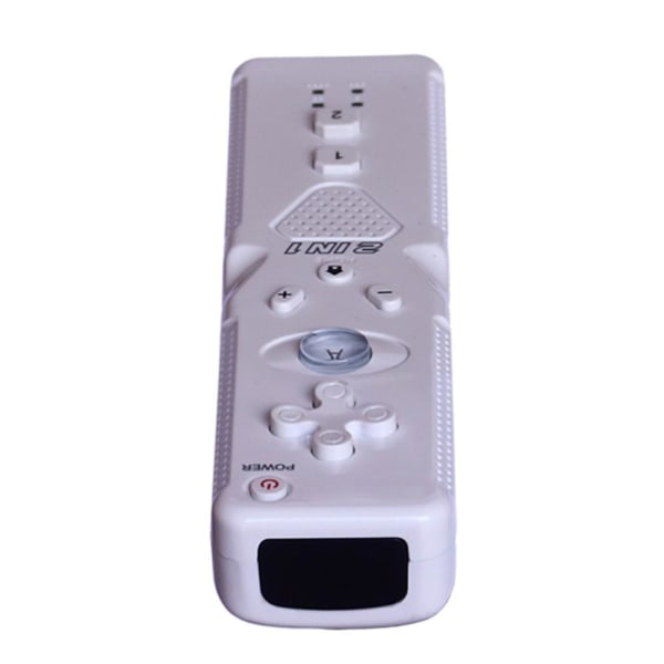 2-in-1 Yhteensopiva Wii Controller Motion Plus White -ohjaimen kanssa White