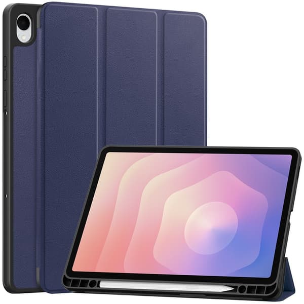 Trifoldet stativ Smart Taske til Samsung Galaxy Tab S11 Dark blue