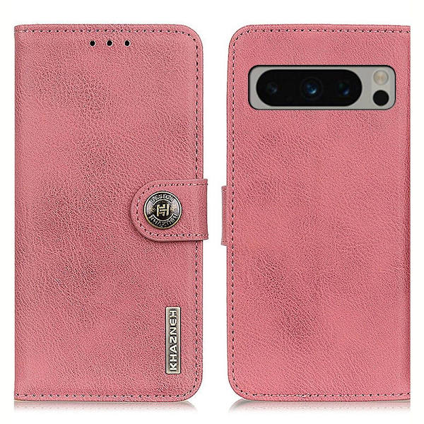KHAZNEH tegnebogstaske til Google Pixel 8 Pro Pink