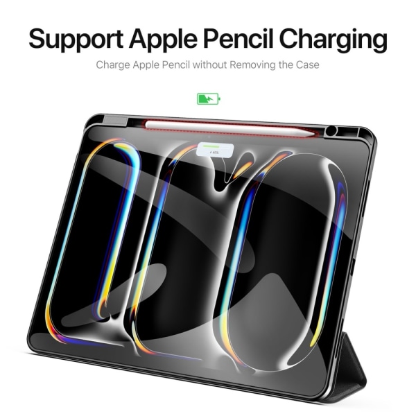 DUX DUCIS Domo iPad Pro 13 (2024) Trefoldet stativ - Sort Black