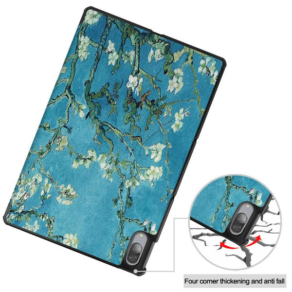 Kolminkertainen jalustan kansi Lenovo Tab P11 Pro TB-J706F - Wintersweet Multicolor