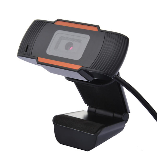 12MP pixels HD 360 Webcam USB PC Bærbar Kamera Sort Black