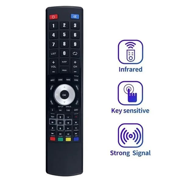Fjernkontroll utskiftning for RM-C3171 for JVC TV Black