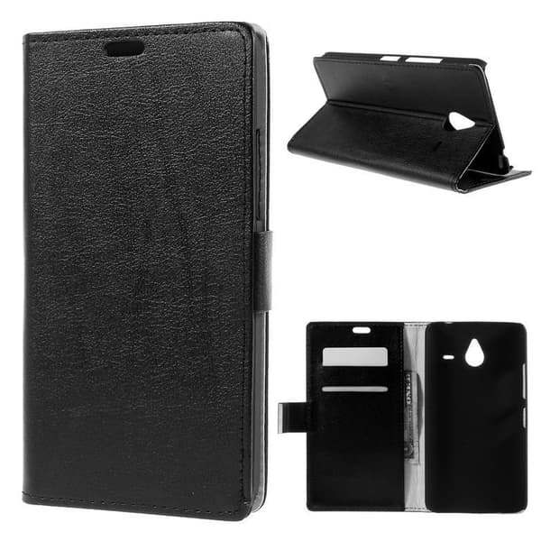 Microsoft Lumia 640 XL Lompakkokotelo Black