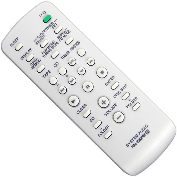 Fjernkontroll utskiftning for RM-Z20066 for Sony-forsterker White