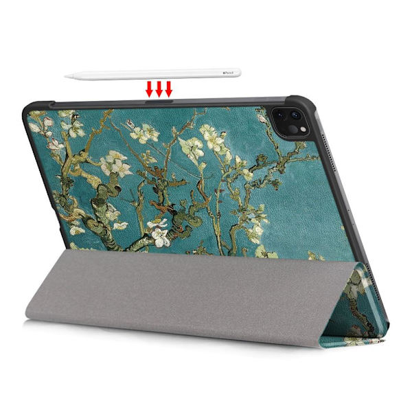 iPad Pro 11" 2021/2020/2018 Slim fit tri-fold fodral - Blossom multifärg