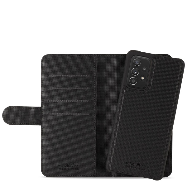 HOLDIT Magneettilompakko Musta Samsung Galaxy A72 5G: lle Black