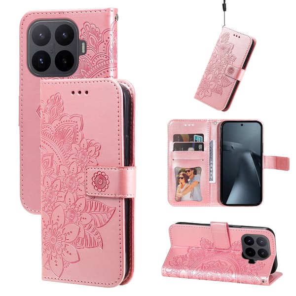 Til Xiaomi 17T Pungcover Mandala Pink
