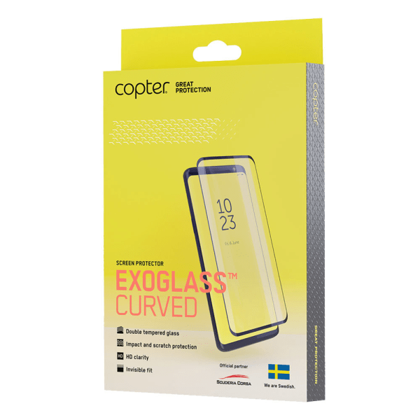 Copter Exoglass Huawei  P Smart Z Curved Heltäckande Svart Transparent