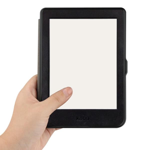 Kobo Nia eReader 6 - tommer (2020) lodret stativetui - Rør ikke ved mig Black